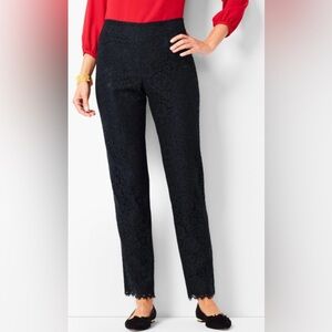 RSVP by Talbots Navy Lace Pants